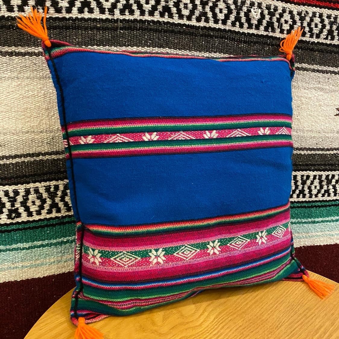 90s USA 빈티지 울니트 쿠션 상품이미지7