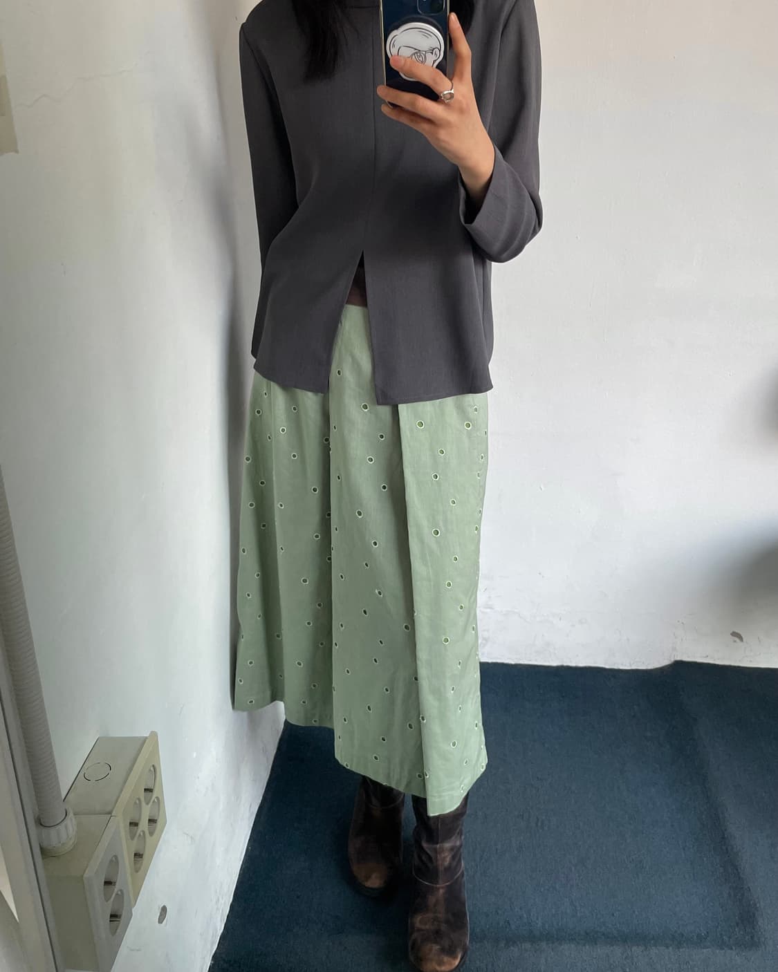 Dot pattern skirt 상품이미지7
