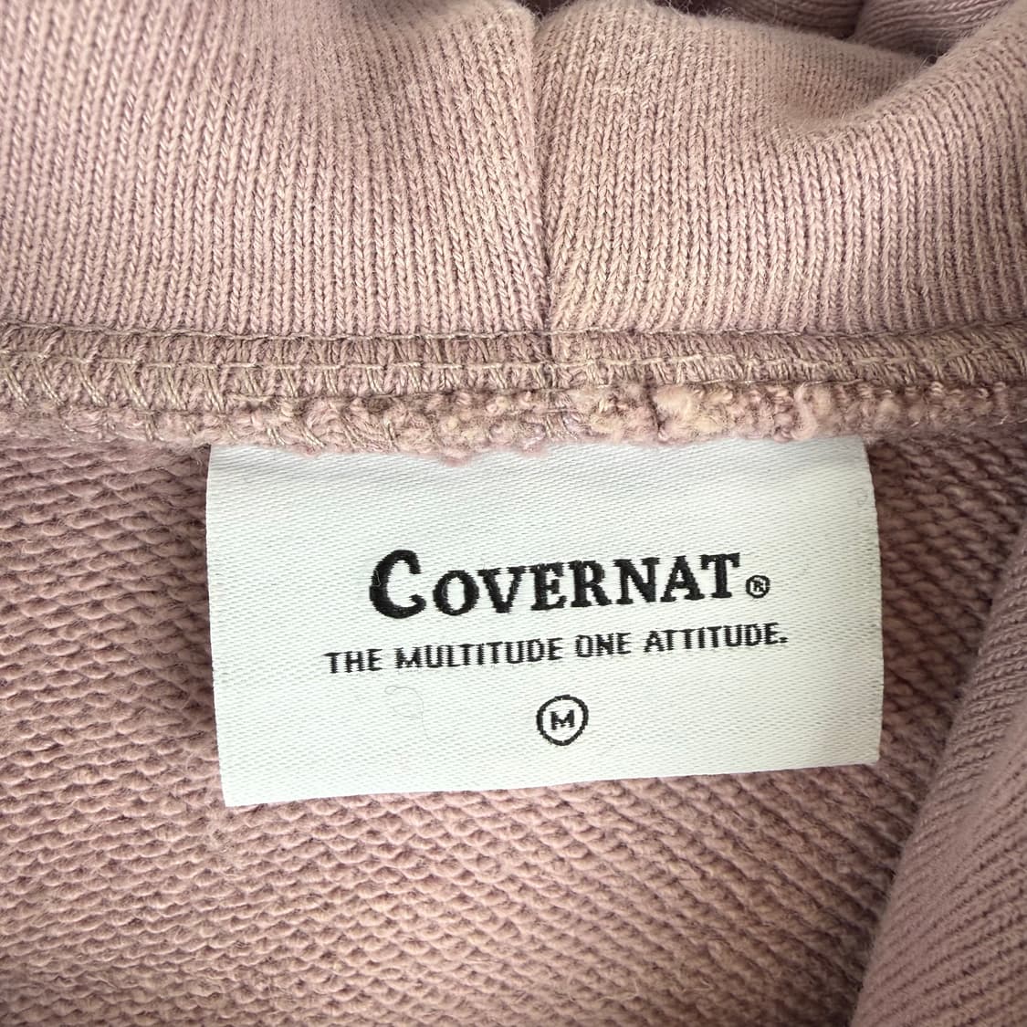 M) 커버낫 어센틱 로고 후드 티 상품이미지3