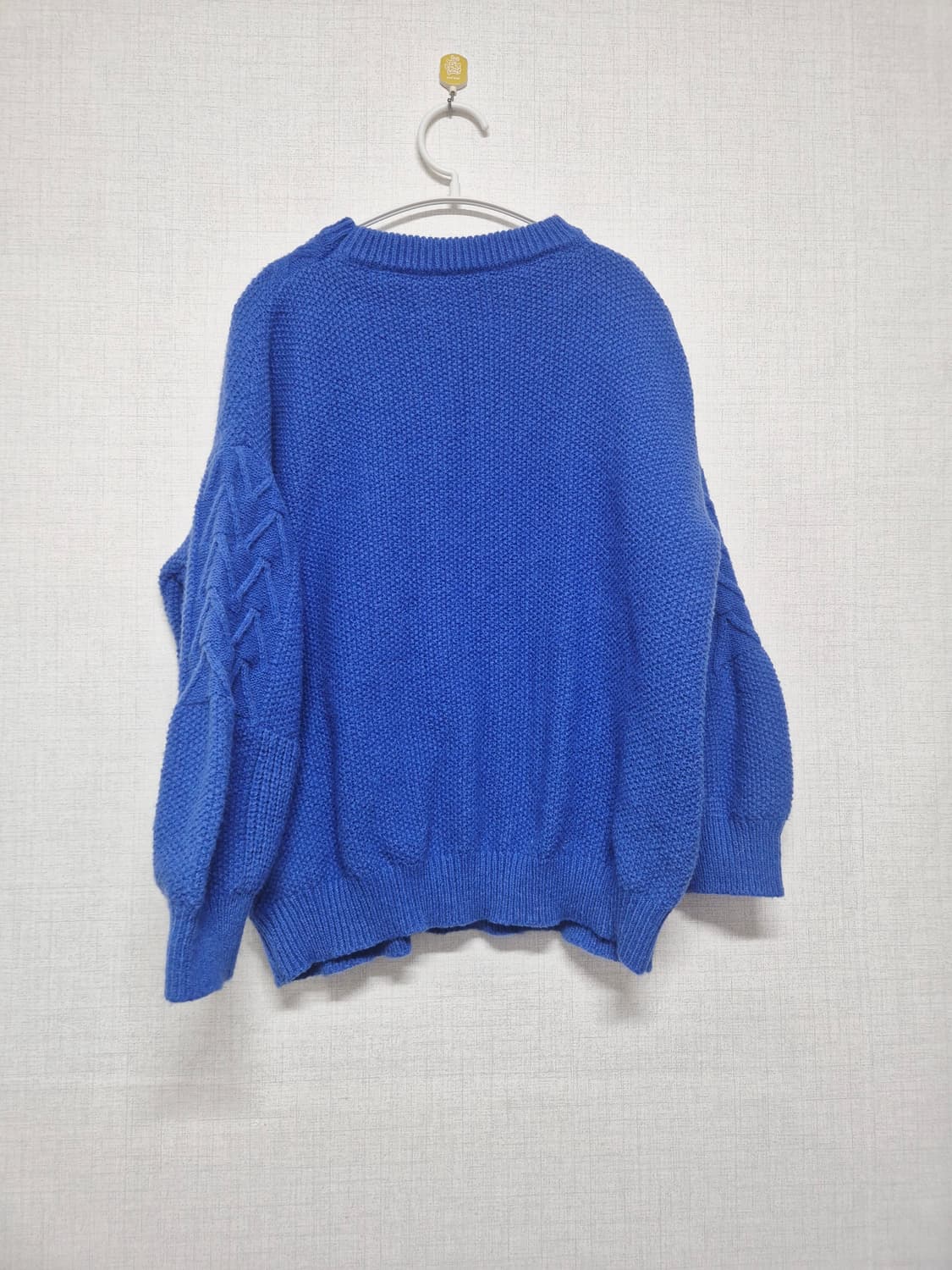 블루 꽈배기 니트 스웨터 상품이미지2