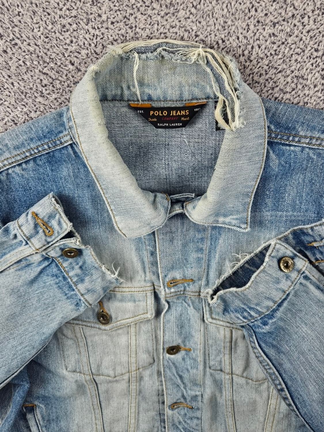 폴로 진스 컴퍼니 포켓 데님 트러커 자켓 ( S ) / 10809 상품이미지6