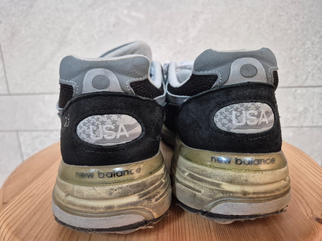 뉴발란스 993 블랙 8반 265cm 신발 상품이미지5