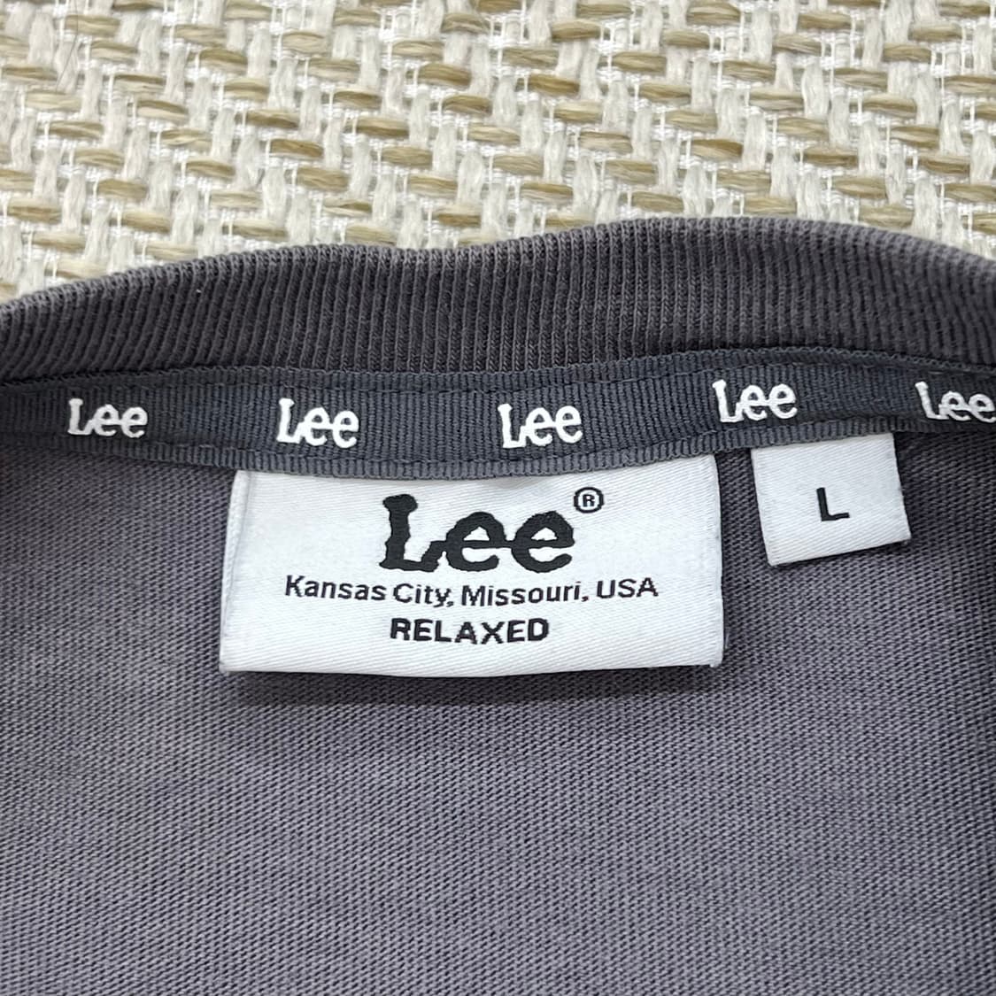 리 로고 프린팅반팔티 r3101 상품이미지5