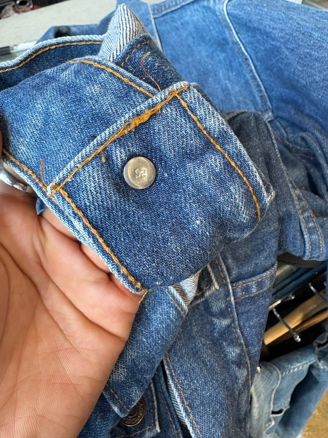 70s USA 리바이스 데님 트러커 상품이미지4
