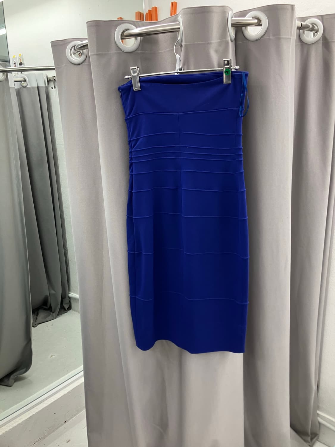 코발트 블루 탱크탑 미디 드레스 상품이미지3