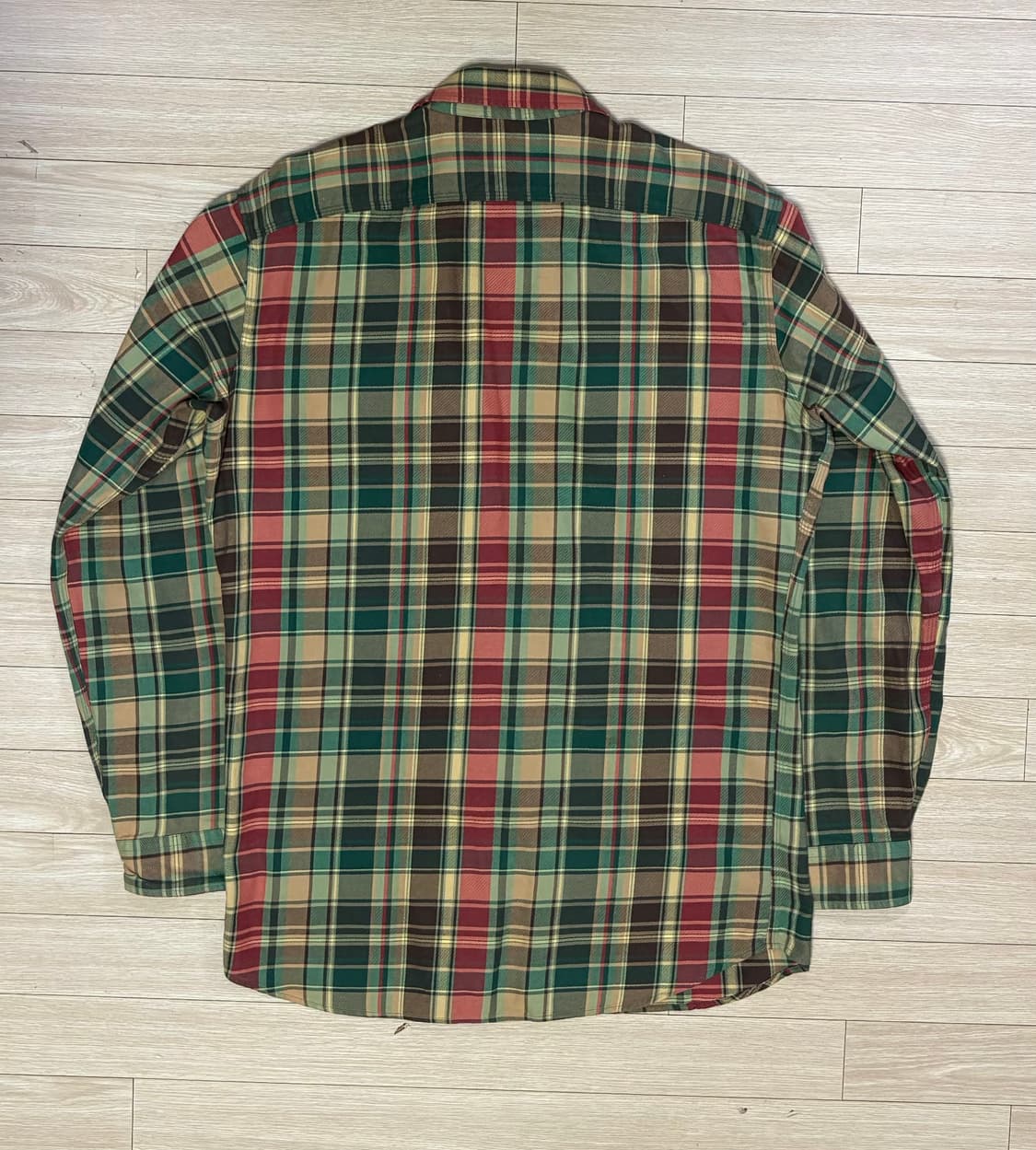 폴로랄프로렌 레더 패치 체크 셔츠 상품이미지5