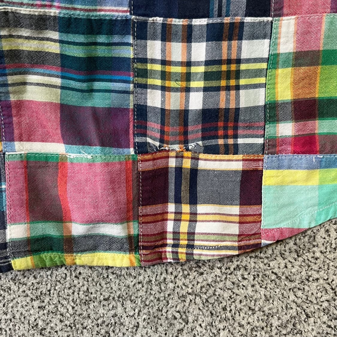 브룩스 브라더스 패치워크 셔츠  상품이미지6