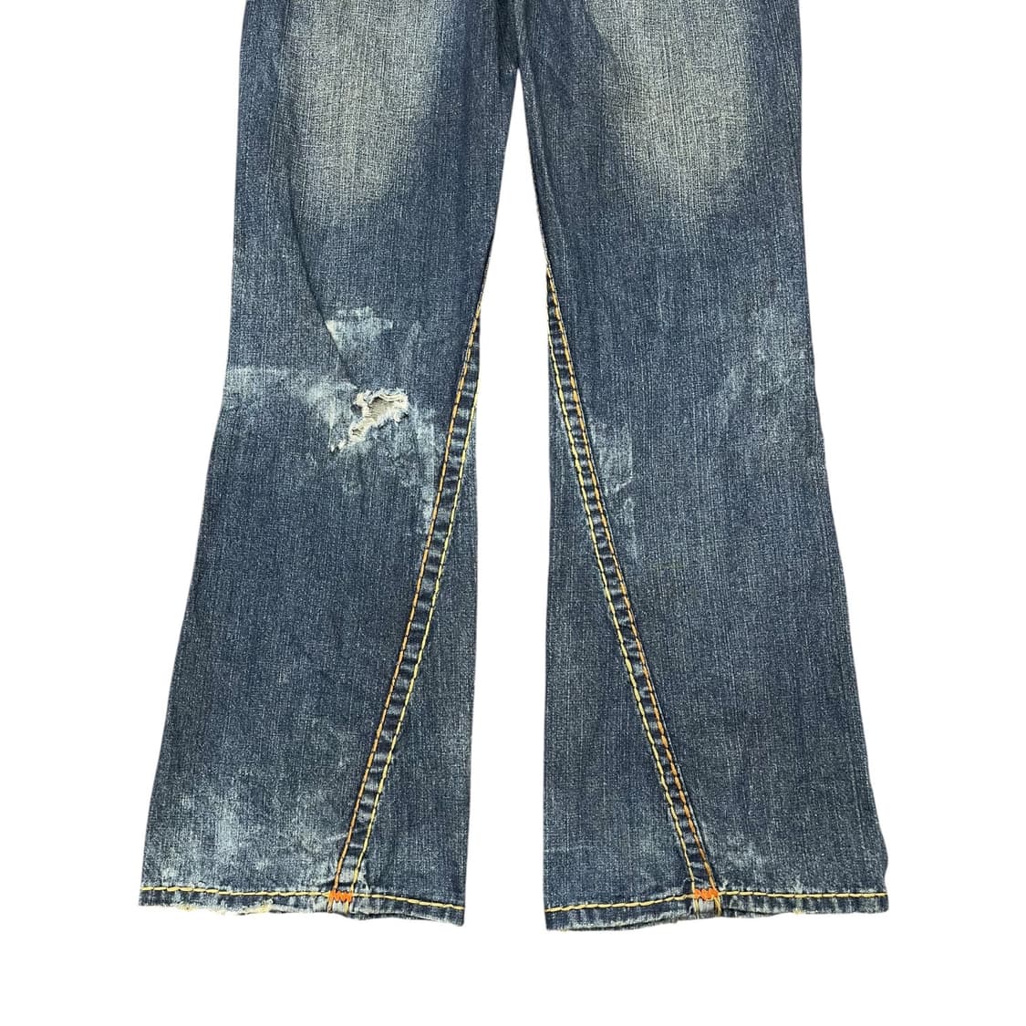 트루릴리전 빅스티치 부츠컷 데님팬츠 상품이미지7