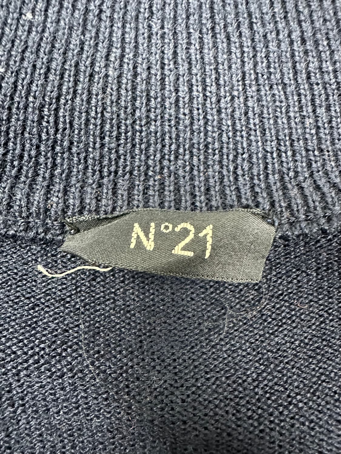 N°21 로고 니트 집업 상품이미지6