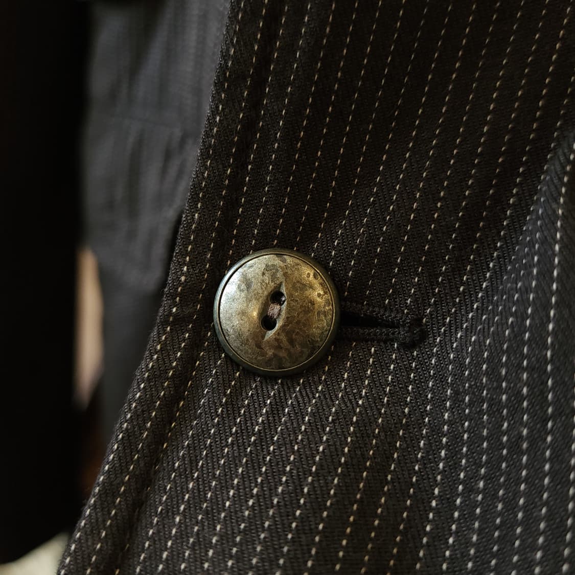 휴고보스 웨스턴 자켓 메탈 버튼 스트라이프 블레이져 자켓 50 상품이미지6