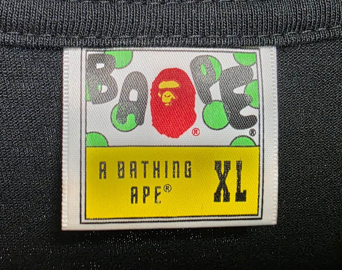 베이프 반팔티 슬림105 카모 빅 헤드 반팔티셔츠 MM73 상품이미지4