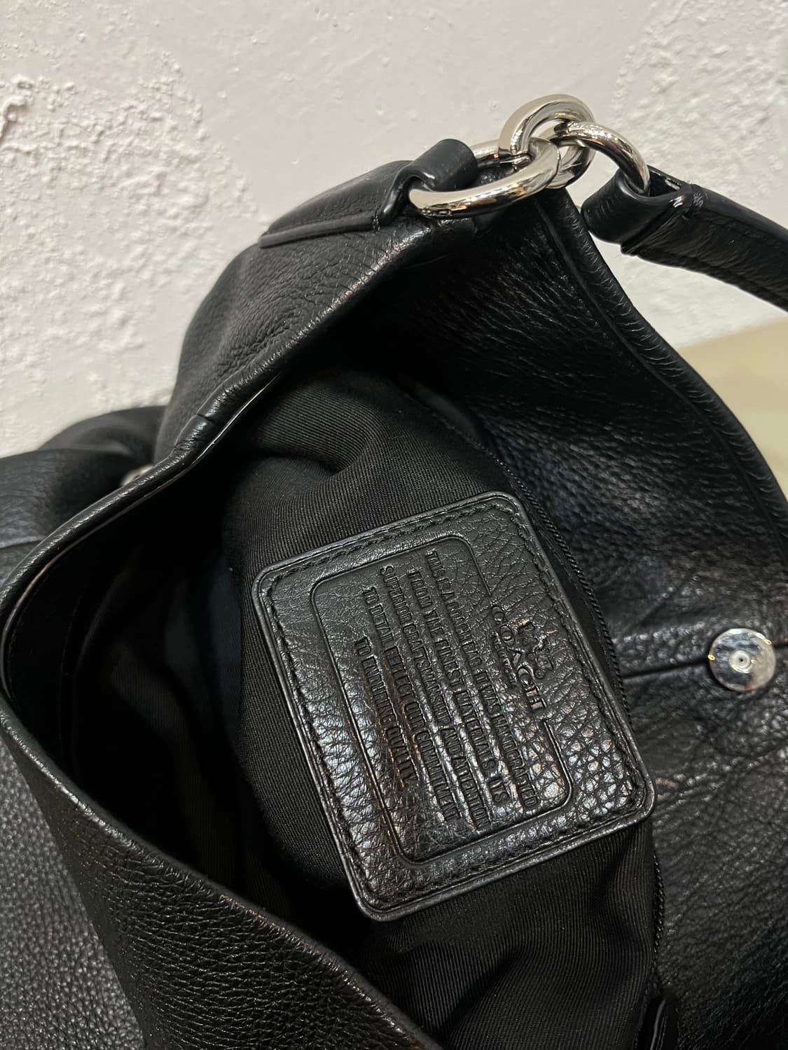 코치 레더 쌍둥이 트윈 숄더백 블랙 상품이미지6