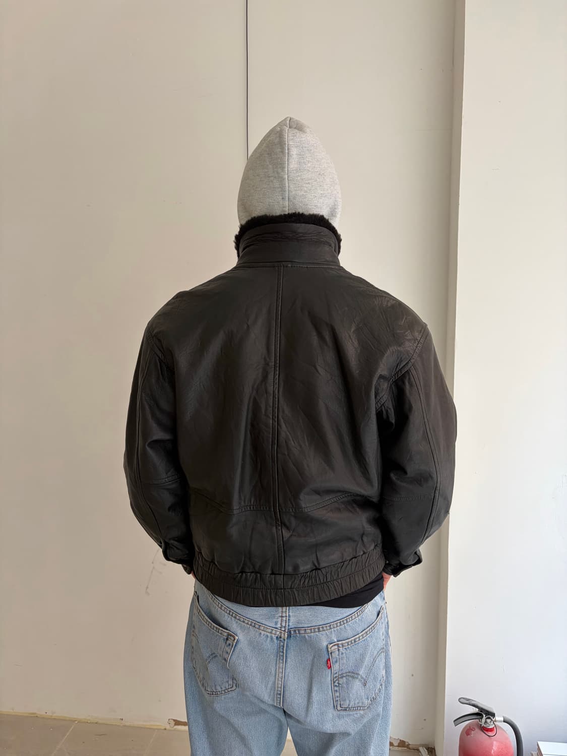 90’s Robert Comstock lambskin bomber 상품이미지8