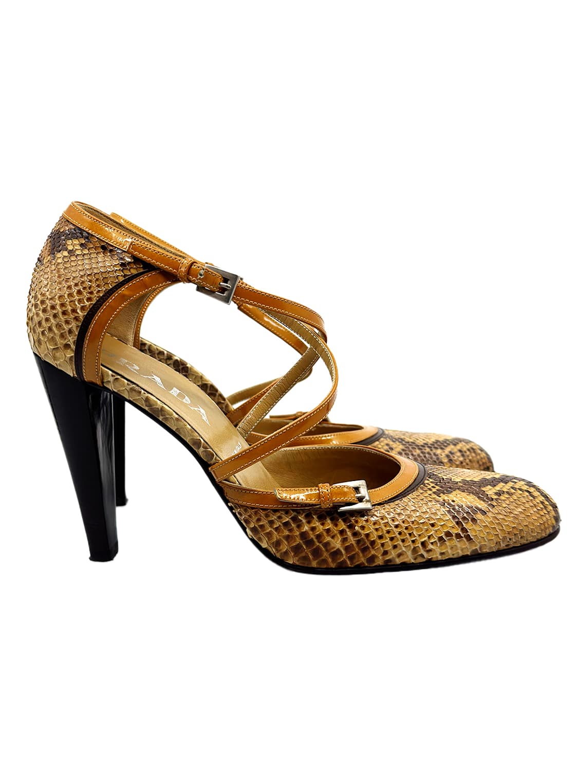 Prada Python Leather Strap Pumps/ 36.5 상품이미지3