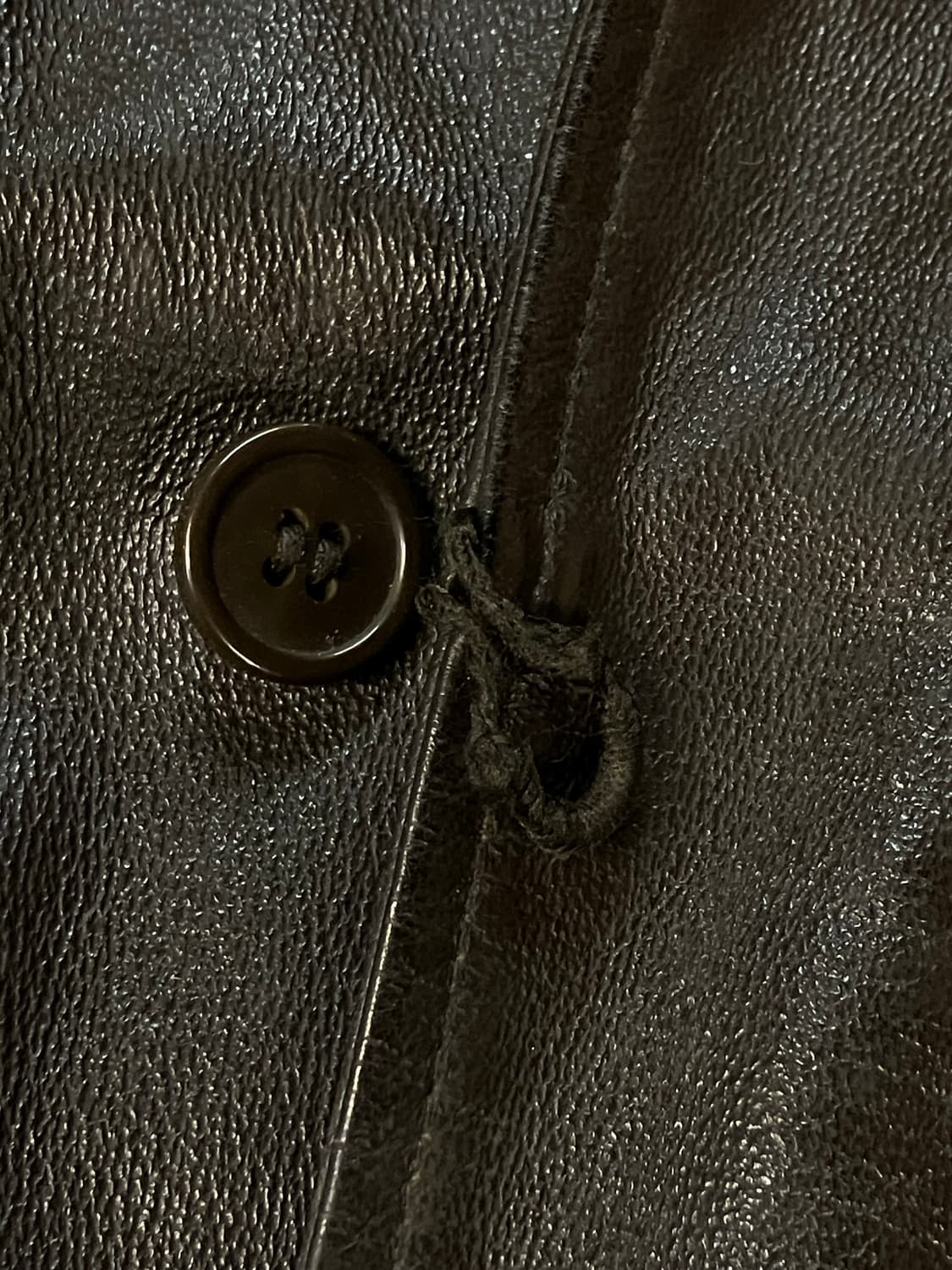 데니어 후드 가죽 데님 자켓 블랙브라운  상품이미지7