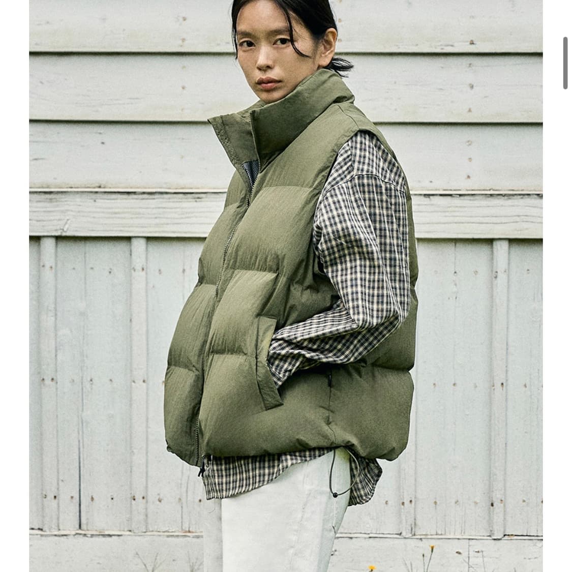 미니멀프로젝트 하이넥 패딩 베스트 M 상품이미지2