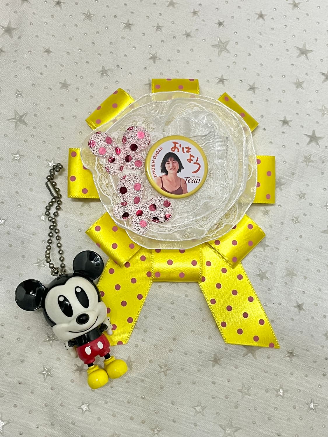 히료스에 료코 뱃지 로제트 🌀오하요 상품이미지6