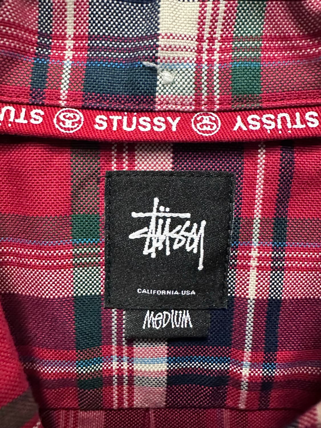 Stussy 재팬 클래식 체크 셔츠 M사이즈 상품이미지3