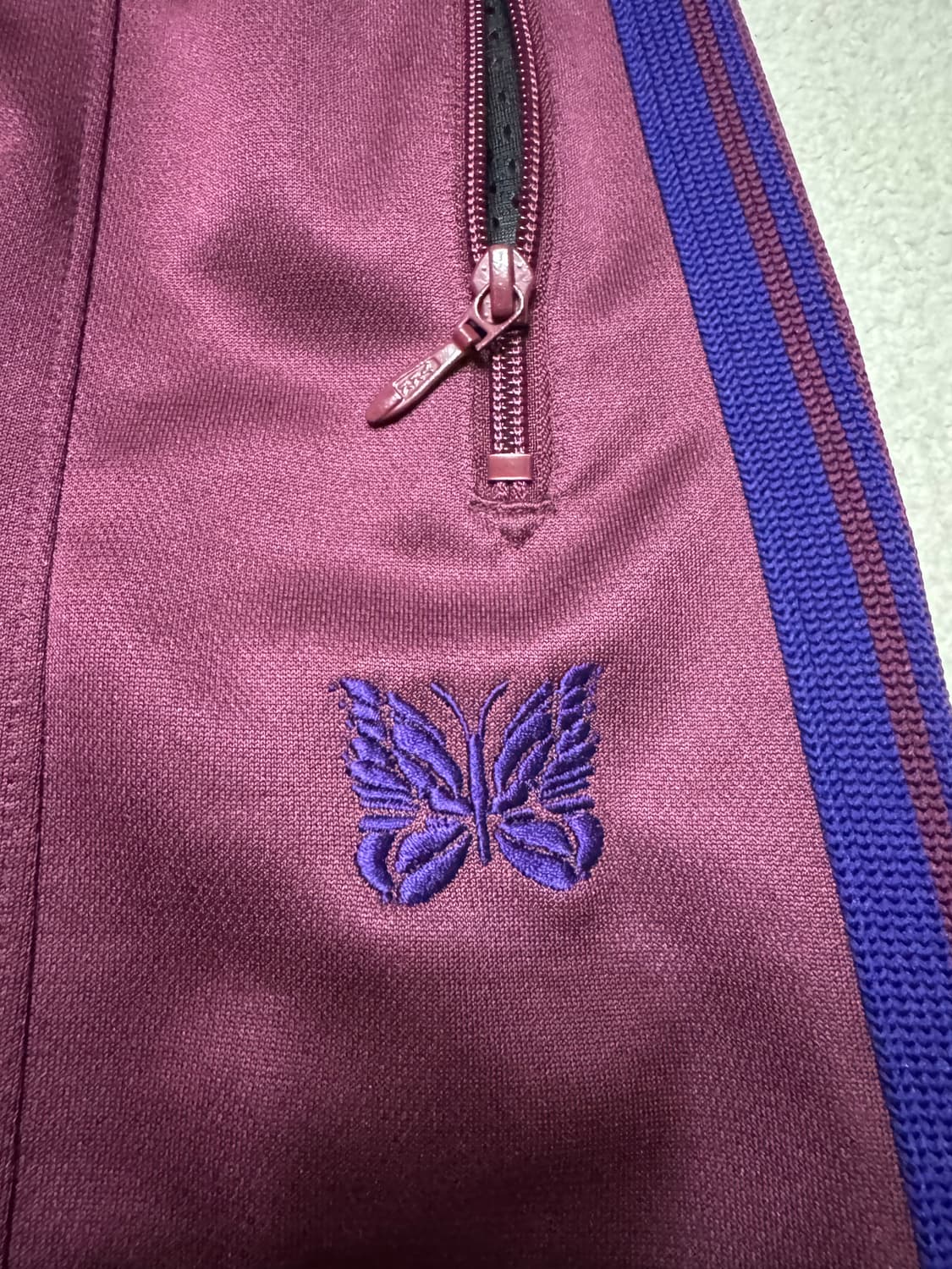 니들스 H.D. 트랙 팬츠 폴리 스무스 와인 S 상품이미지3