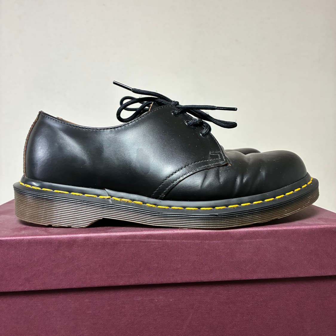 [260]닥터마틴 MIE 빈티지 1461 블랙 UK7 상품이미지3