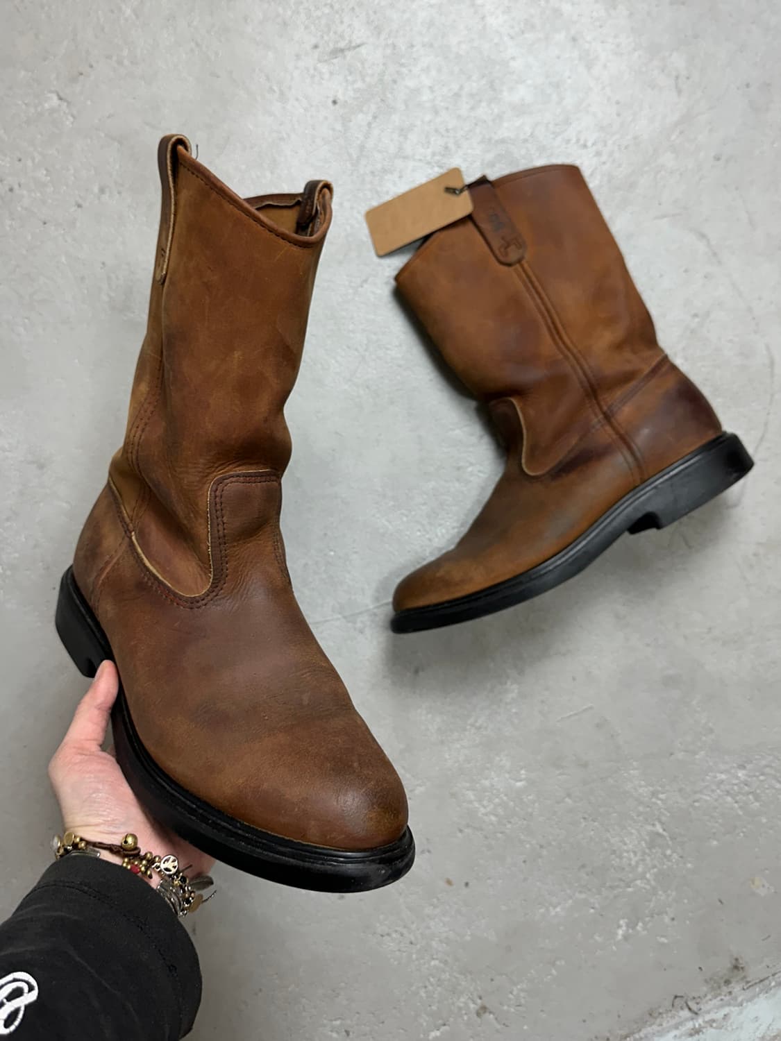 00's OG USA Made 레드윙 1105 페코스 웨스턴 부츠 상품이미지1