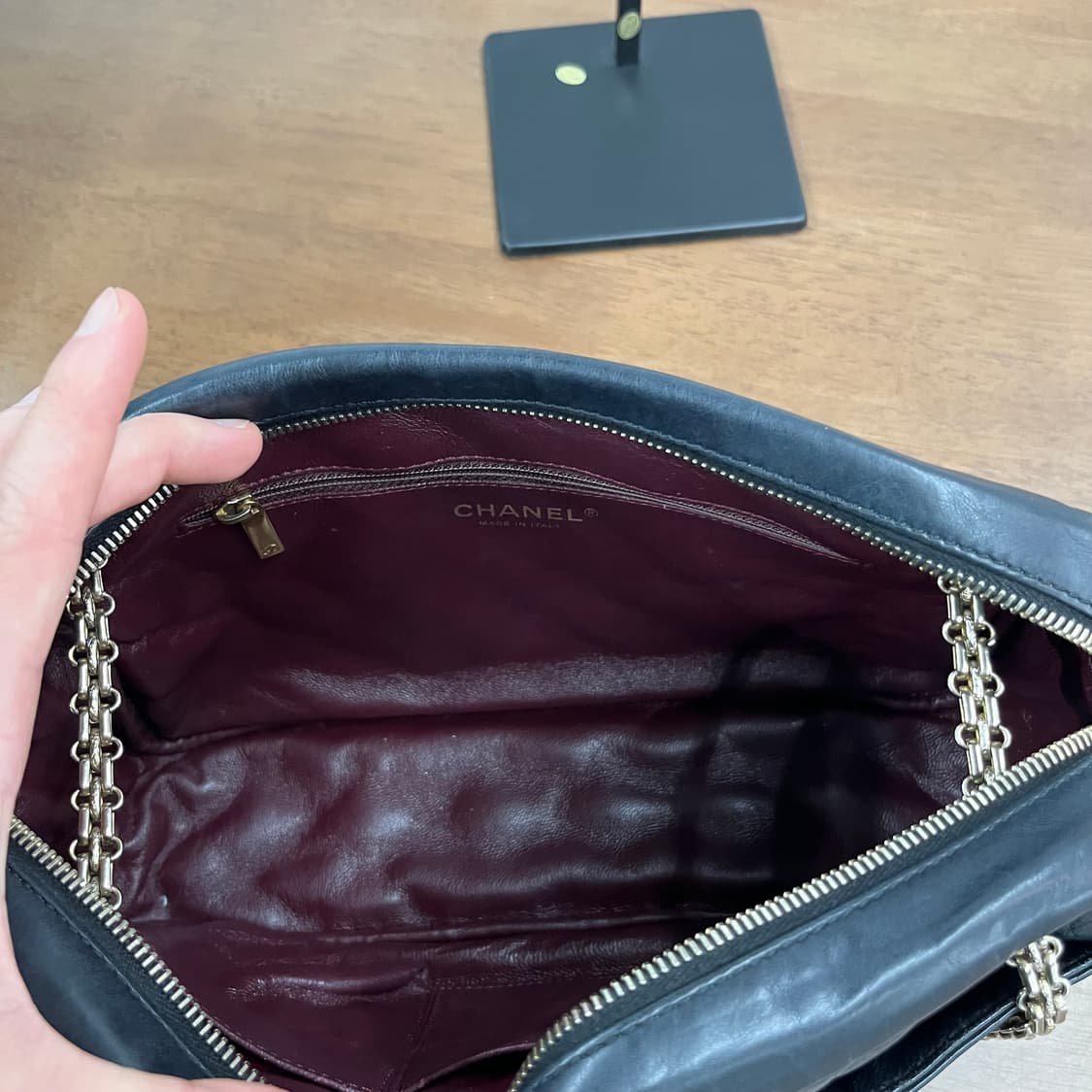 샤넬 2.55 카프스킨 체인 숄더 카메라백 상품이미지8