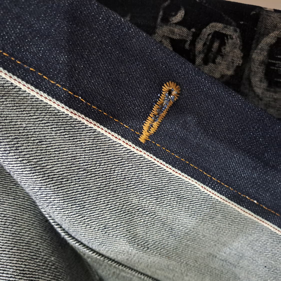 (새제품 택포) 아임낫휴먼비잉 인디고 트러커 자켓 L B579 상품이미지8