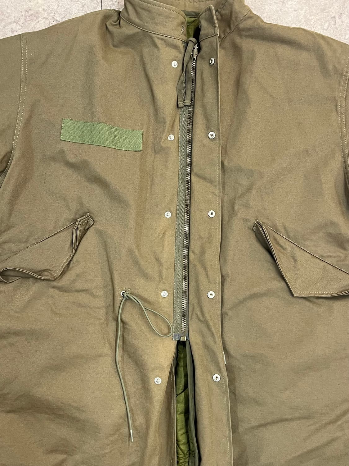 라퍼지스토어 개파카 야상 자켓 카키 외피S 내피 M #csz3690 상품이미지5