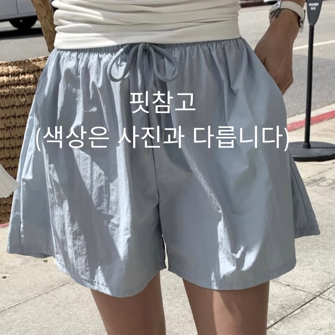 편한 카키 반바지 (방수 • 에어) 상품이미지7