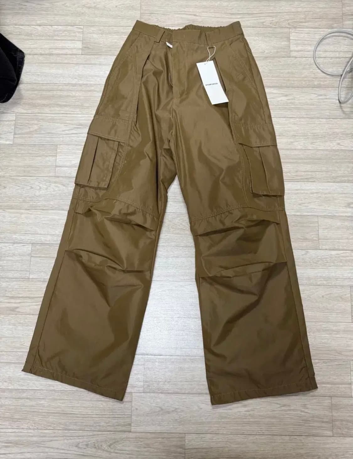 인템포무드 파일럿 카고 포켓 팬츠 다크브라운  M 상품이미지4