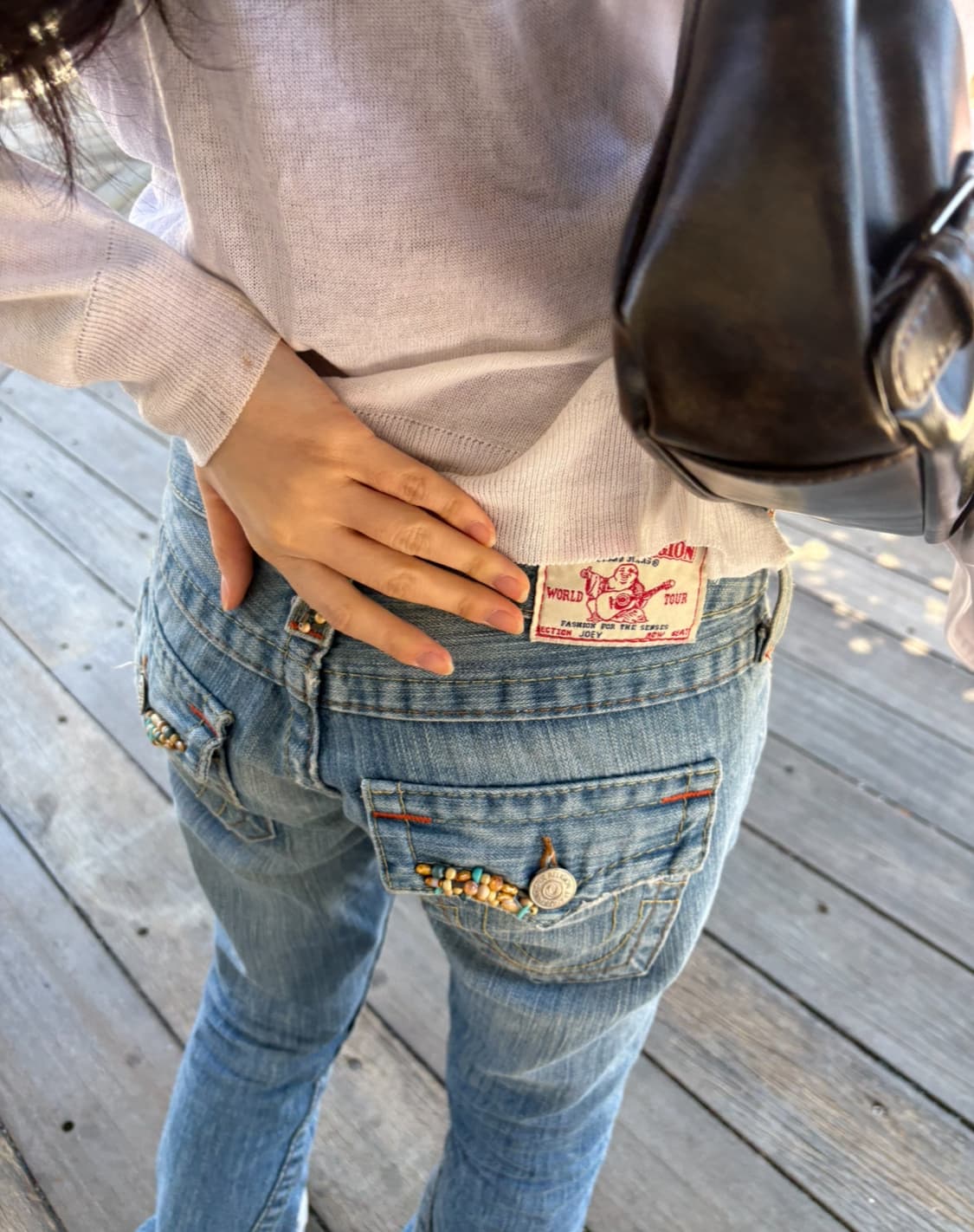 트루릴리전 데님 팬츠 부츠컷 로우라이즈 26 상품이미지1