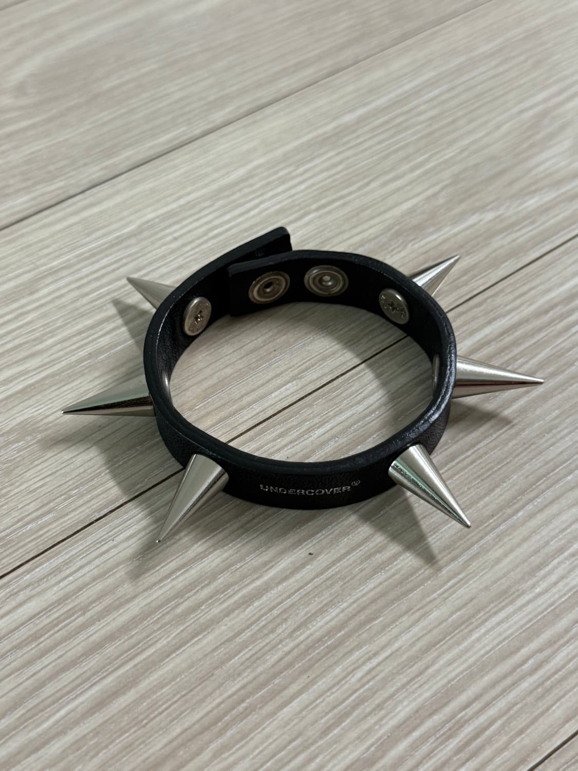Undercover metal spike  leather bracelet 상품이미지2