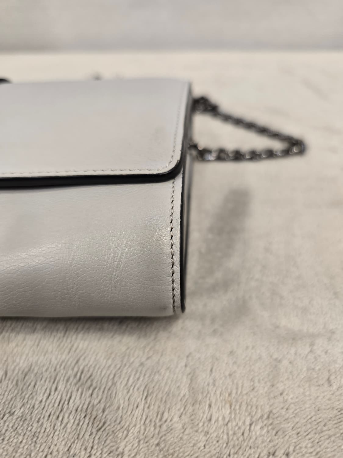 로사케이 아이보리 체인 크로스백 겸 클러치백 가방 상품이미지8