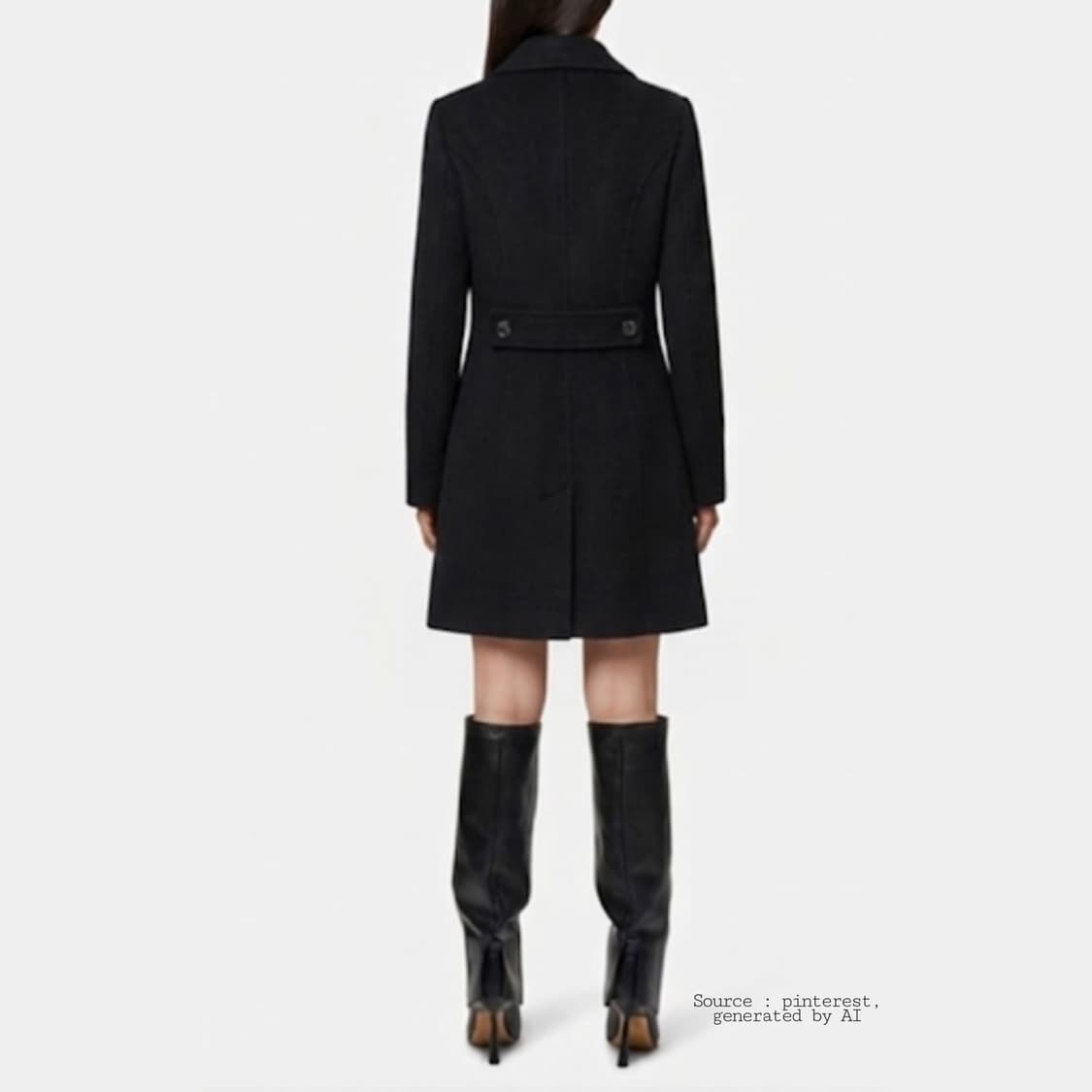시스템 울캐시미어 슬림핏 나폴레옹 코트 상품이미지2