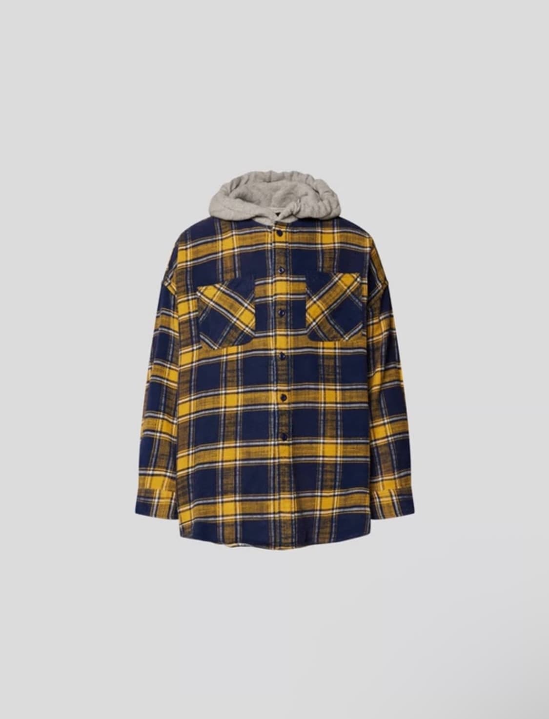 XS) R13 알써티 후드 플란넬 셔츠 상품이미지6