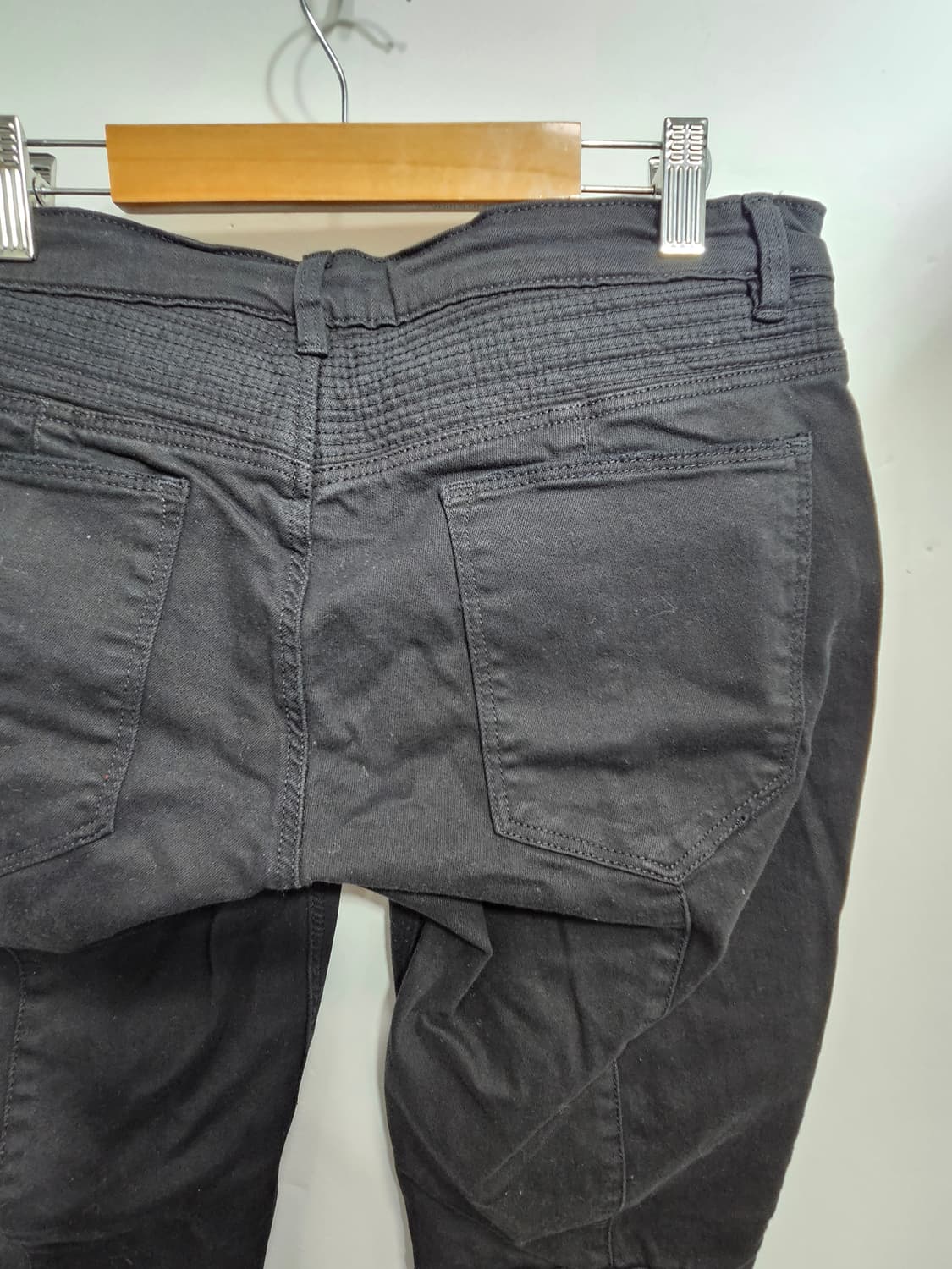 H&M 블랙 바이커 스키니진 상품이미지9