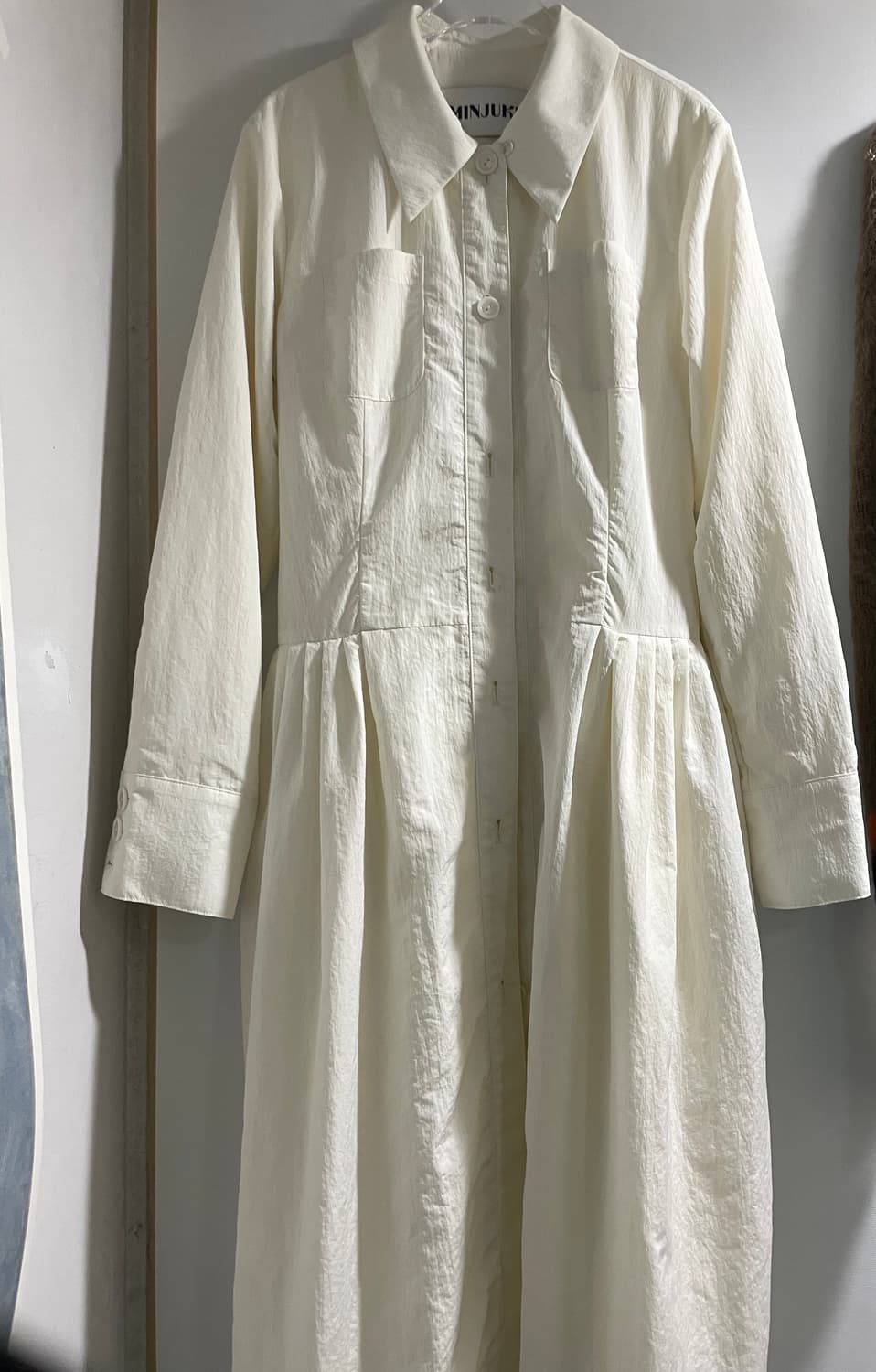 민주킴 셔츠원피스 코트 상품이미지5