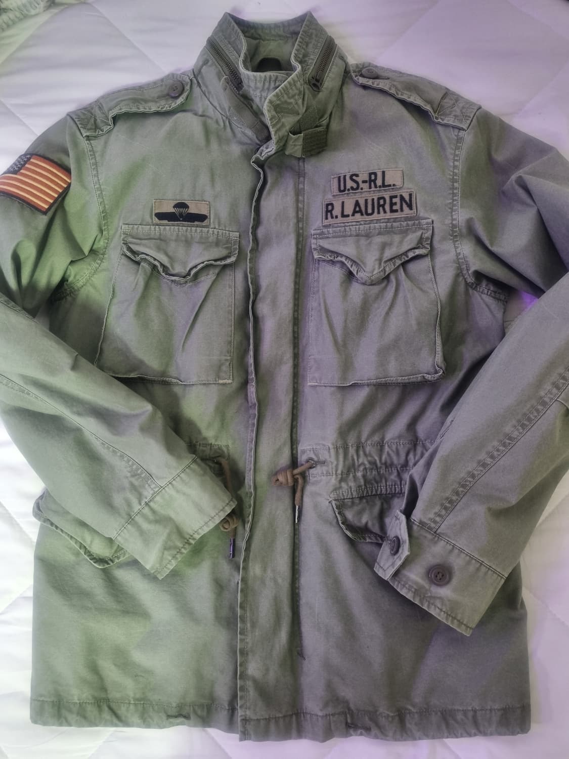 폴로 랄프로렌 빈티지 성조기 야상 팝니다 상품이미지1