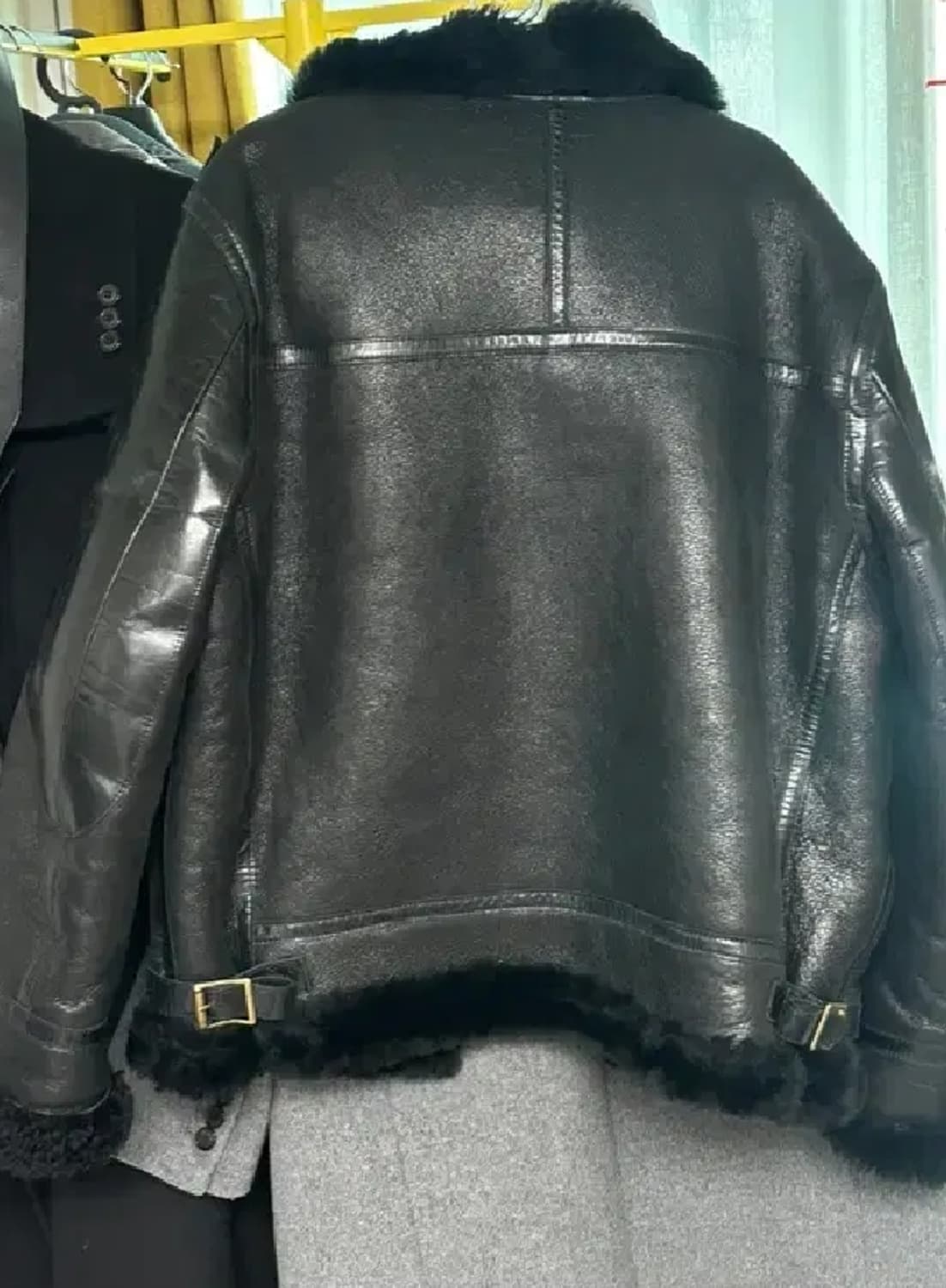 말가죽 보강 무스탕 무톤 자켓 xxl 역시즌 상품이미지8
