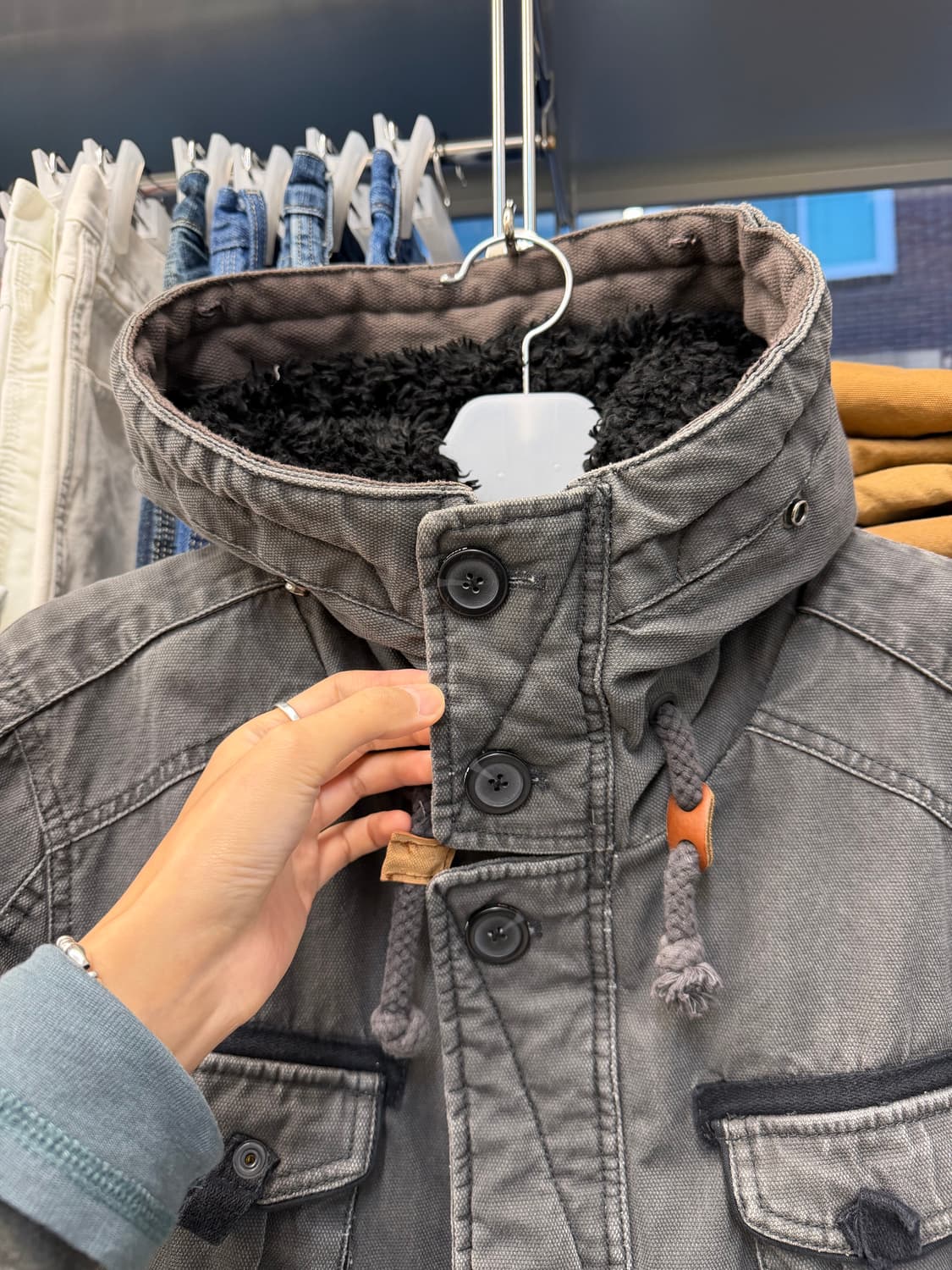 KHUJO washed military multipocket jacket 상품이미지2