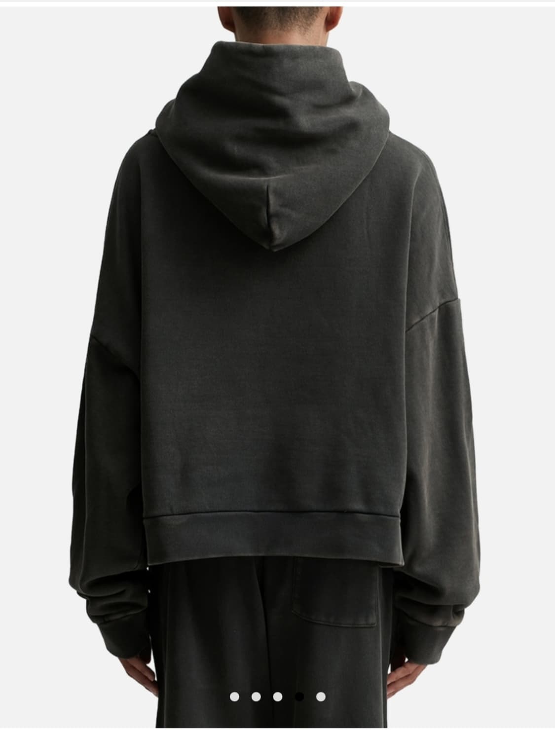Entire studio 헤비 후드 soot 상품이미지2