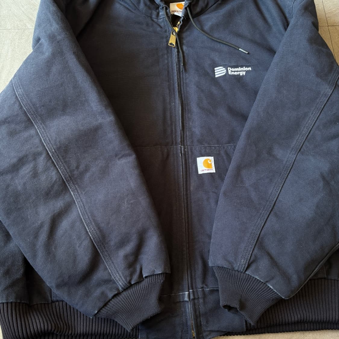 미국 생산 칼하트 j140 네이비 액티브 자켓 상품이미지8