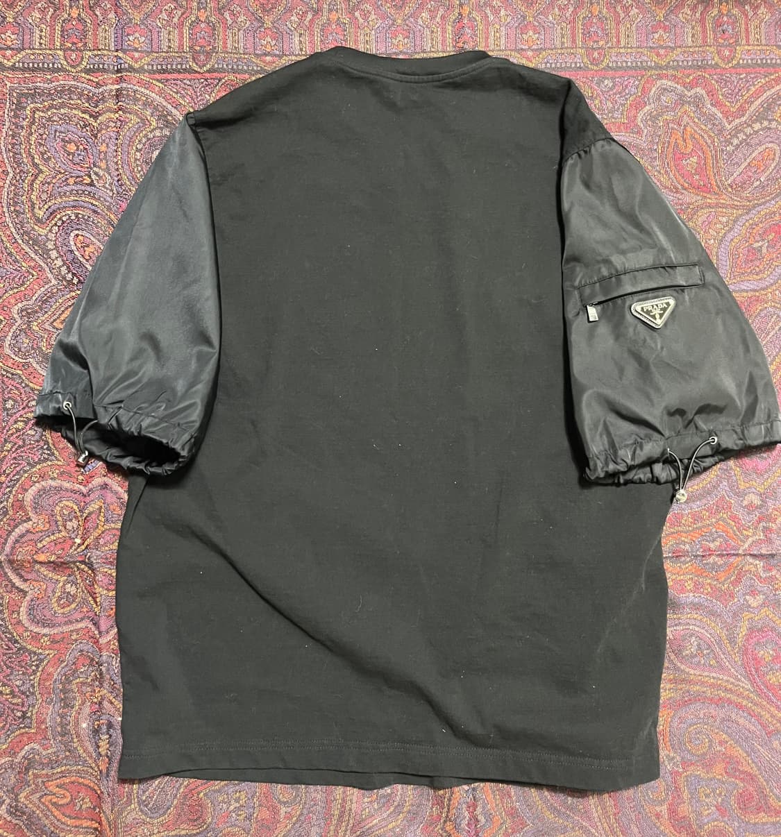 프라다 Re Nylon 블랙 반팔 L 상품이미지2