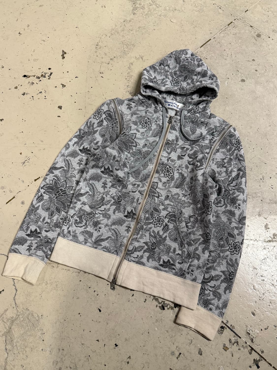 transform detail pattern hood zip-up 상품이미지9