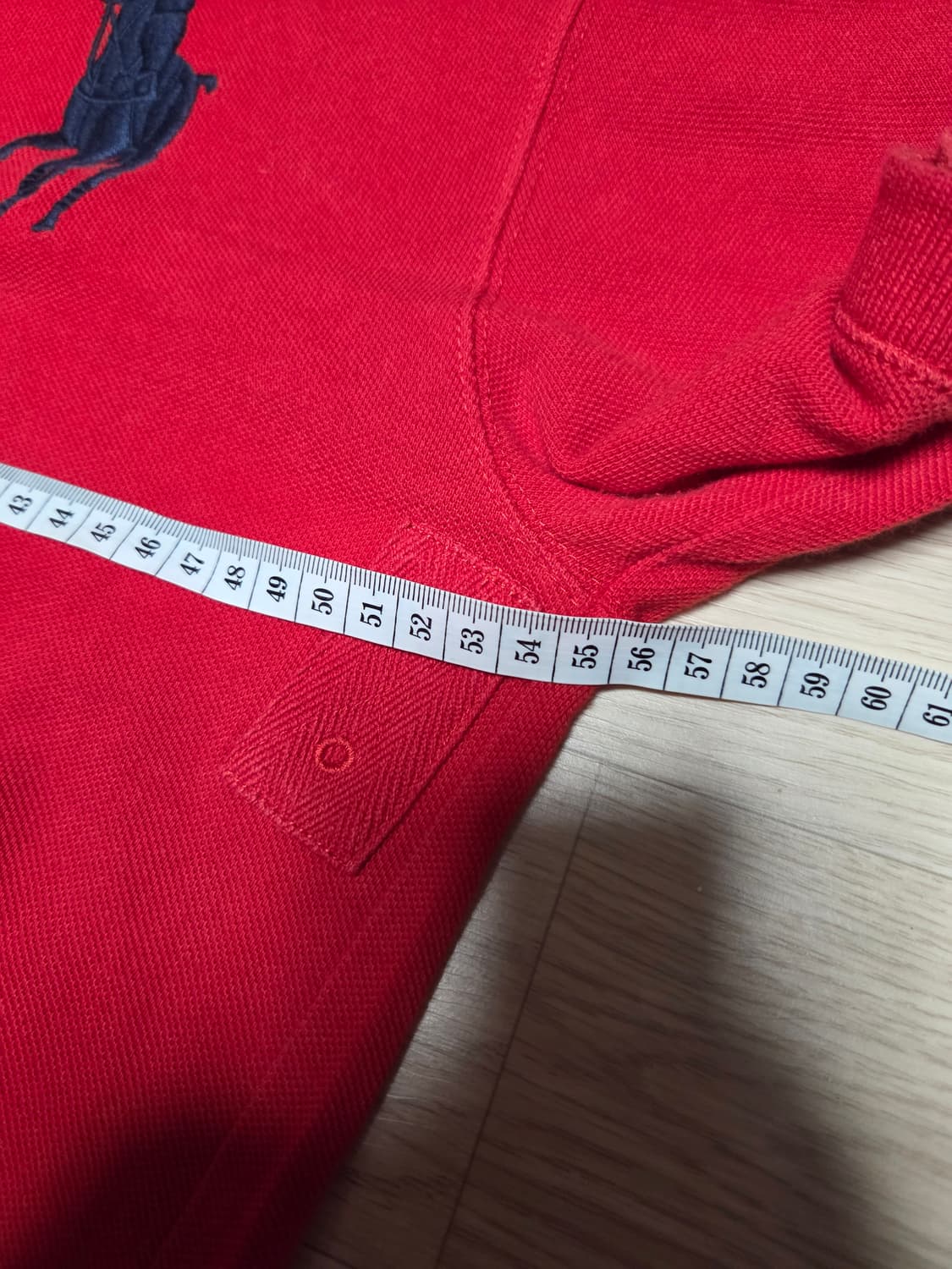 POLO RALPH LAUREN 레드 네이비 반팔 카라티 티셔츠  상품이미지6