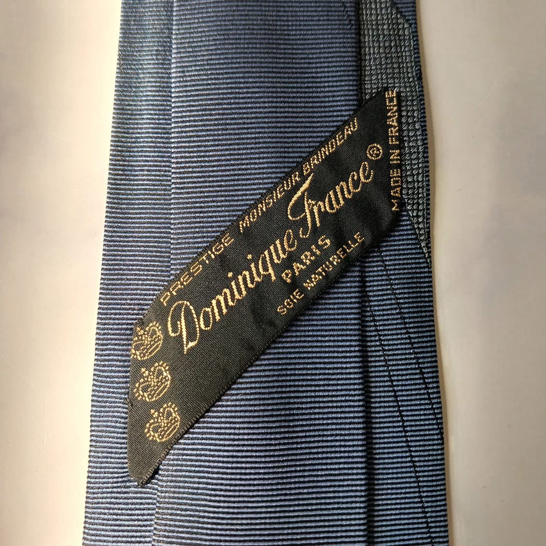 도미니크 프랑스 실크 블루 포인트 패턴 넥타이 7.8cm B등급 E769 상품이미지6