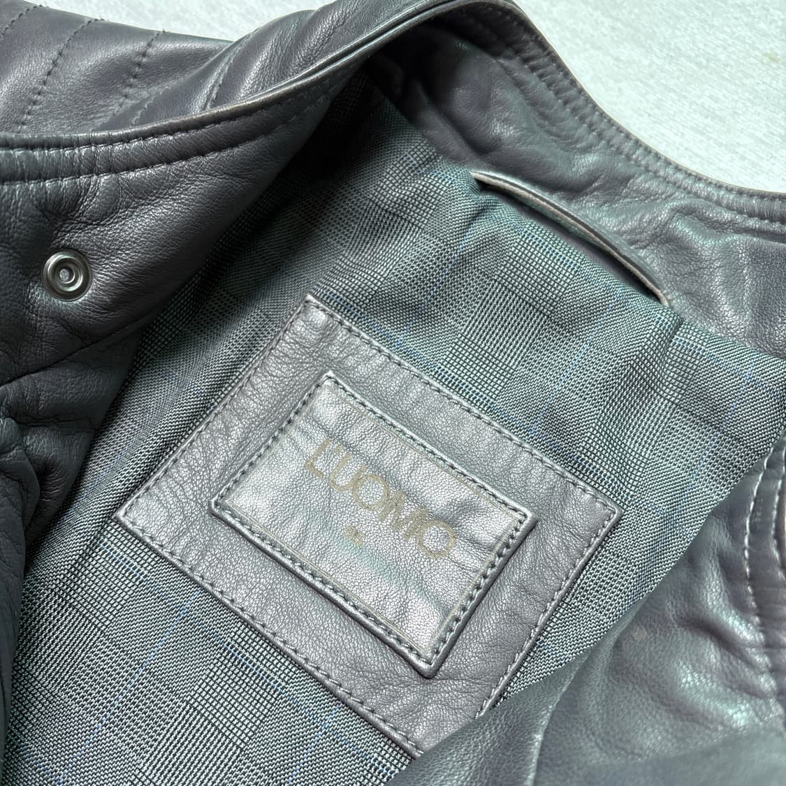 L'UOMO 램스킨 라이더자켓 상품이미지3