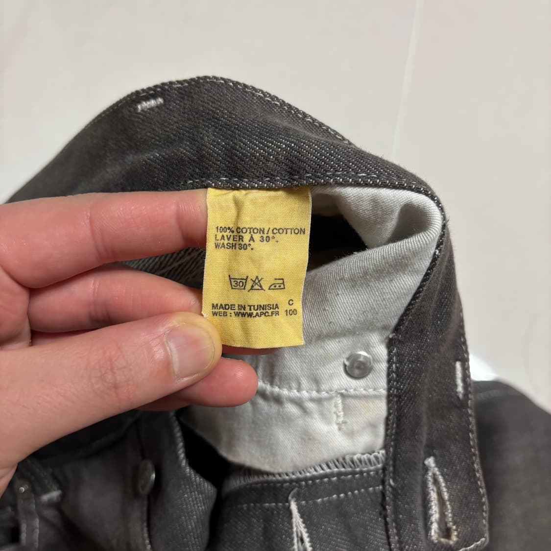 빈티지 A.P.C. 아페쎄 브라운 데님팬츠 청바지 28인치 상품이미지9