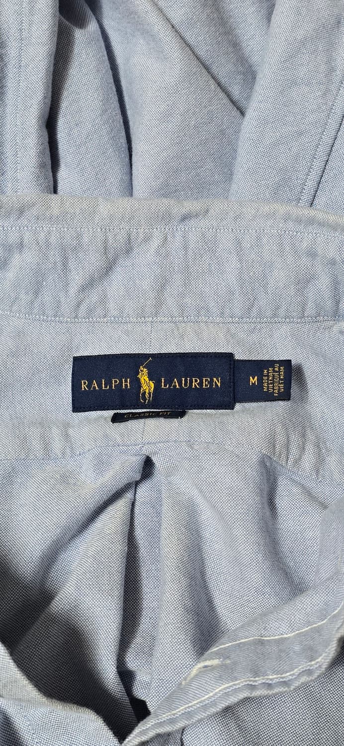 폴로 랄프로렌 클래식핏 옥스포드 셔츠 하늘색 M 상품이미지3