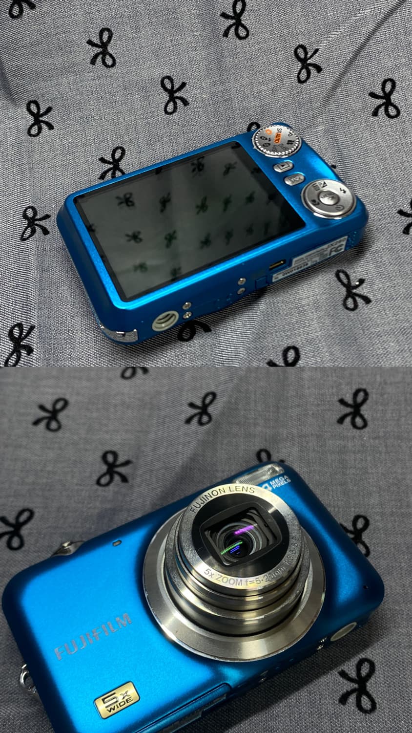 미품.풀박-후지필름 finepix jx280 블루 빈티지디카 상품이미지3